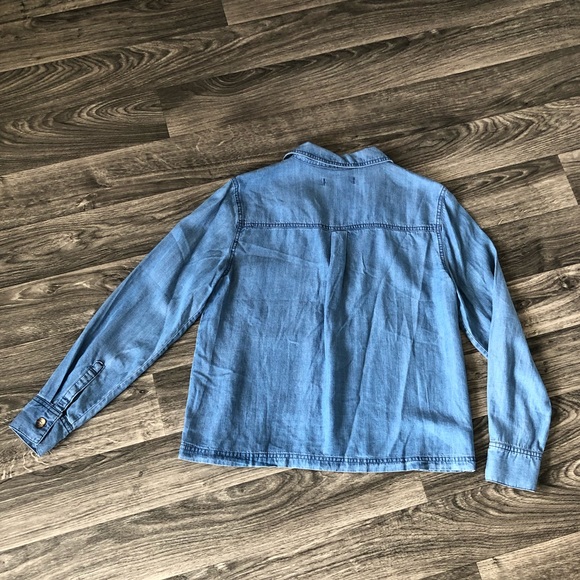 SOLD * DYNAMITE Chambray Top/Jacket - Picture 5 of 8